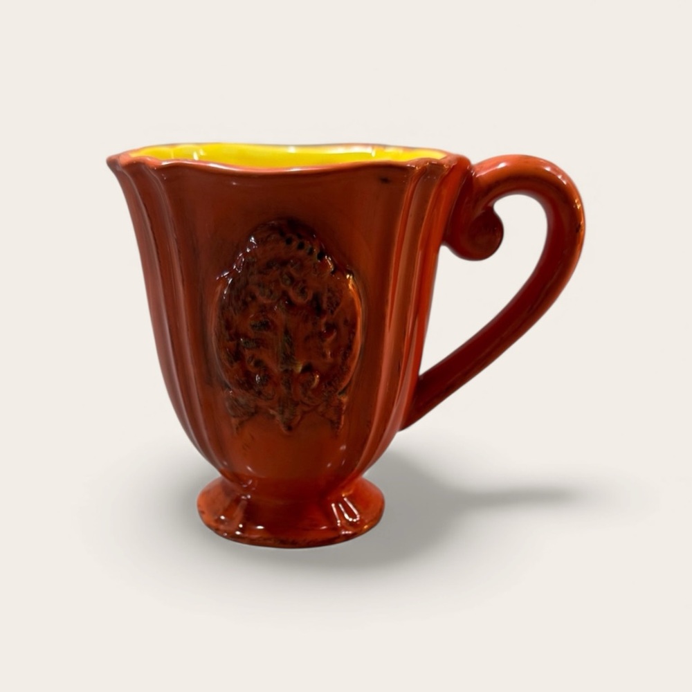 Burton Orange Mug with Yellow Interior